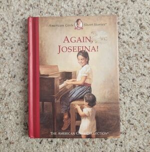 American Girl Again, Josefina! Hardcover Book with Red Spine